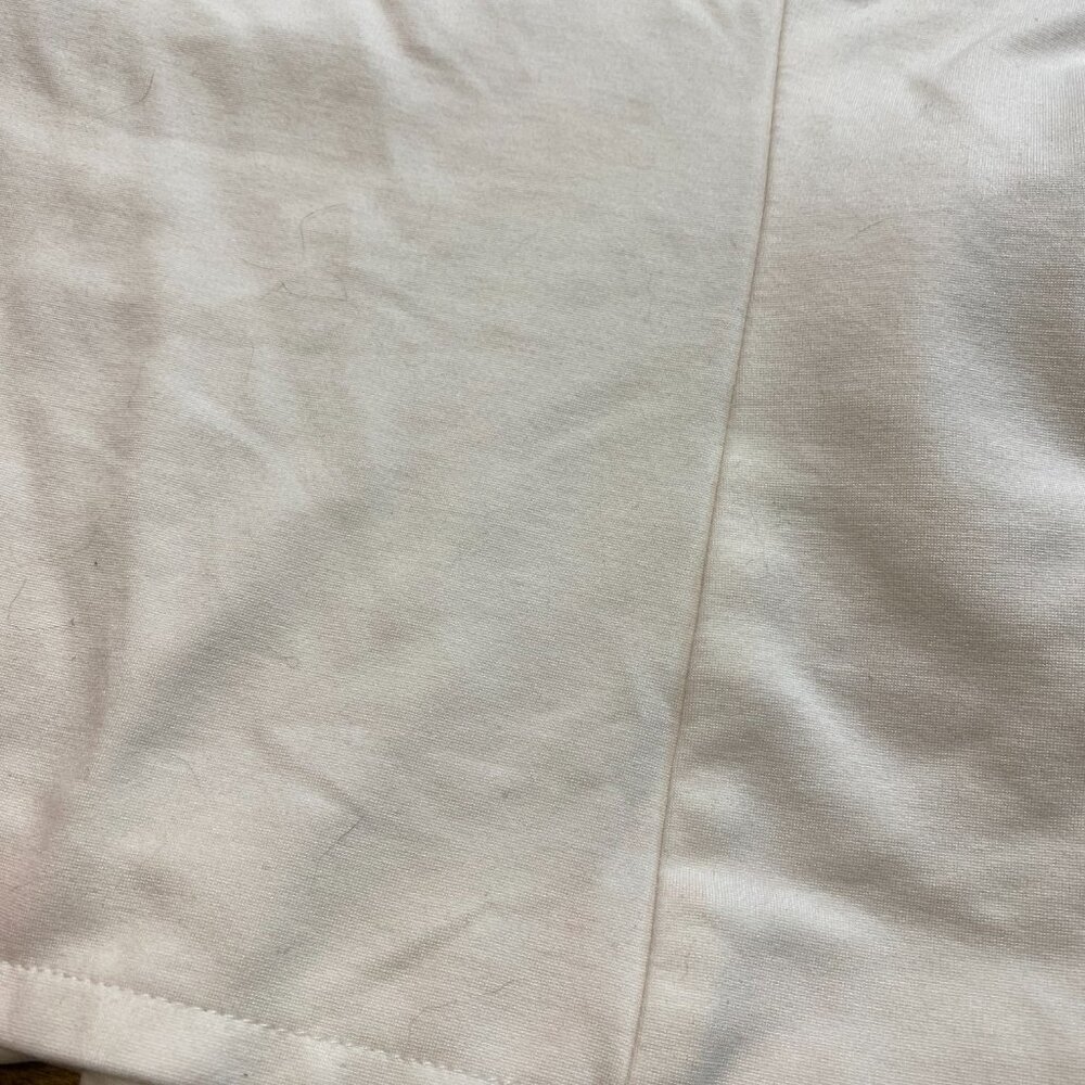 Venus Women’s White Square Neck Side Zip Padded & Double Lined Blouse Office XS - Picture 4 of 5